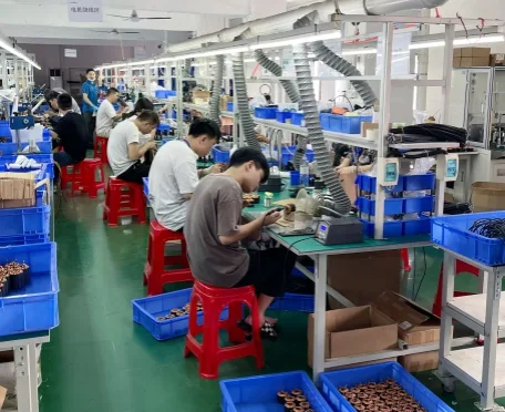Production line in Shenzhen running a batch of drone parts