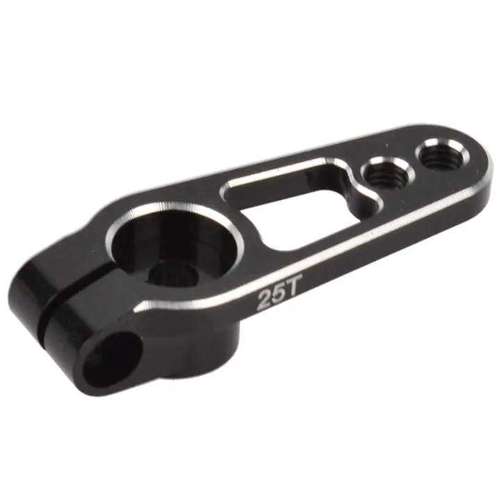25T CNC Aluminum Servo Arm (31mm Length) - Black / Red Options