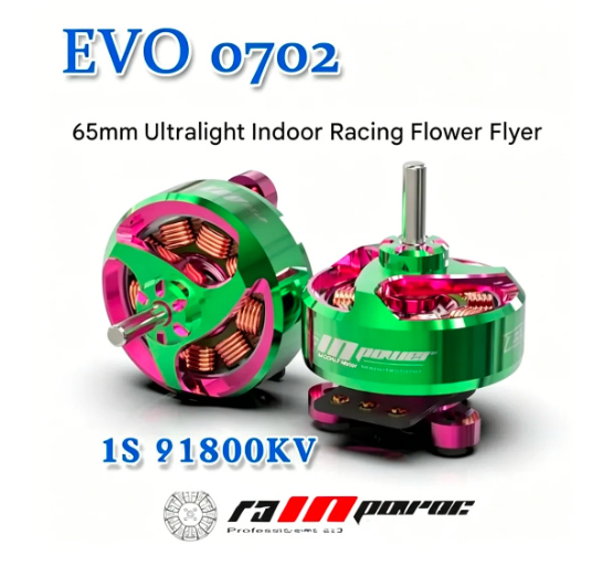 Rcinpower 2026 New Model Evo 0702 31800kv 1s Fpv Micro Brushless Motor