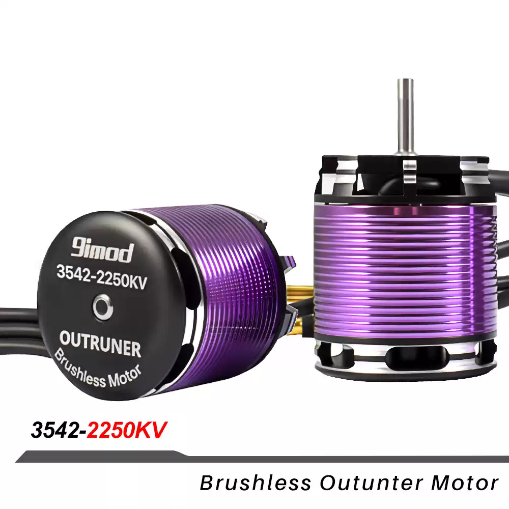 3542 Outrunner Brushless Motor Combo, AM32 80A Brushless ESC Power System for 1/10 1/12 RC Rock Crawler Cars