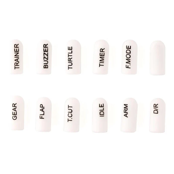 RadioMaster Labeled Silicon Switch Cover Set (Short)