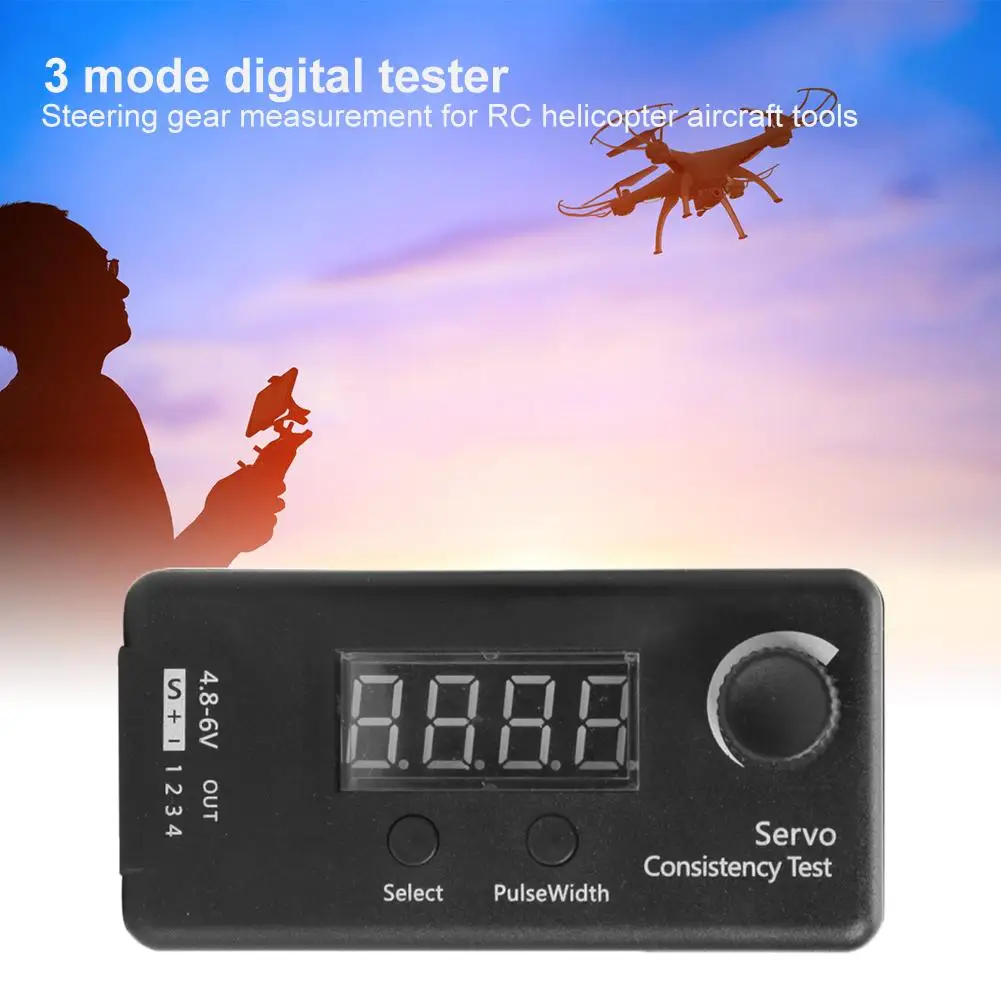 Mini Digital Servo/ESC Tester (4.8-6V)