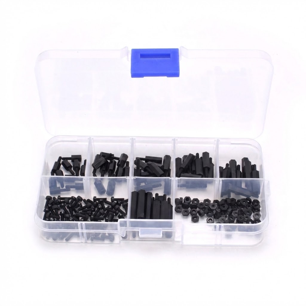 180-Piece M2 Nylon Standoff Kit for Flight Controller