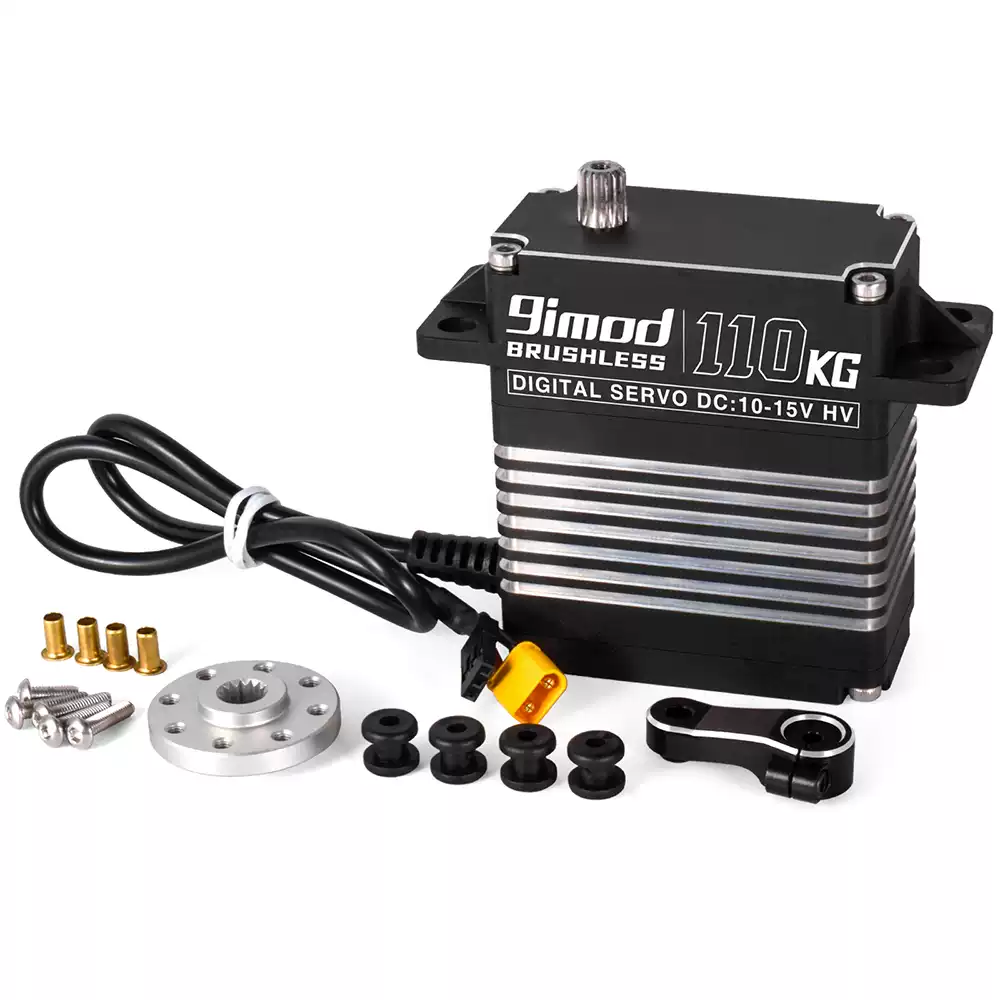9imod 110KG Brushless Servo, Aluminum Case Digital HV Waterproof Servo