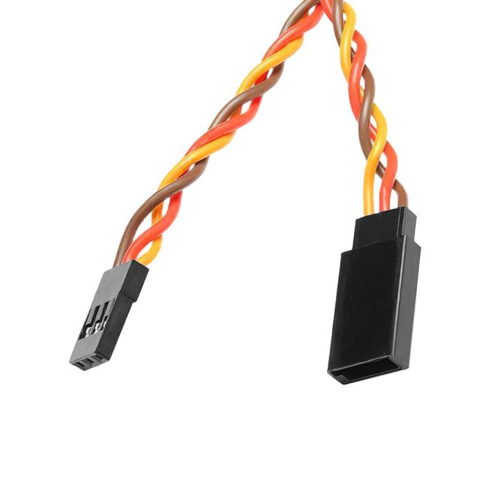 Male to Female Twisted Servo Extension Cable - 60cm
