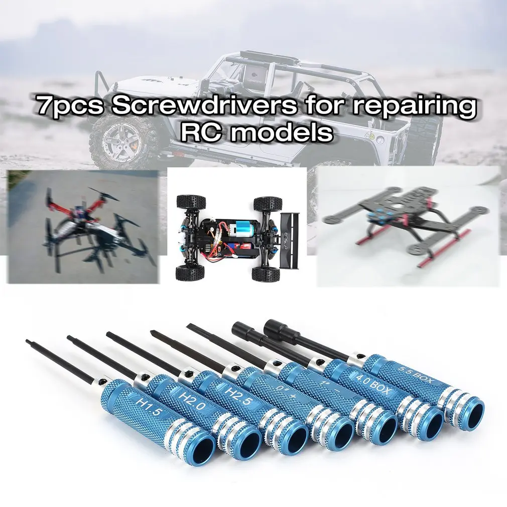 7-Piece Hex & Nut Driver RC Tool Kit