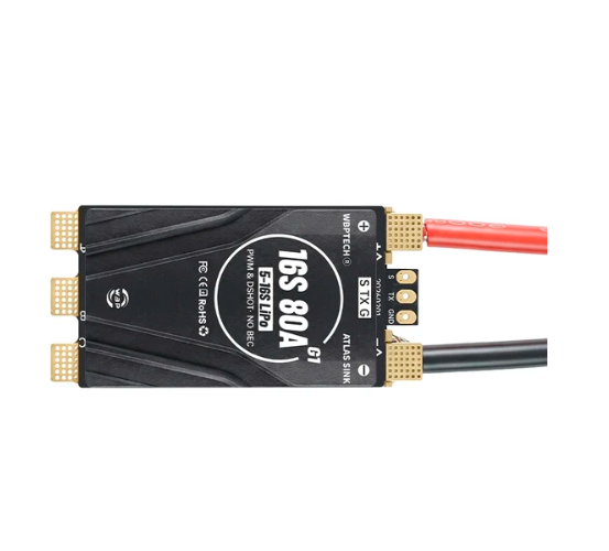 WBPTech Atlas Sink 16S80A G1 AM32 ESC 5-16S Lipo 80A Continuous 160A Peak