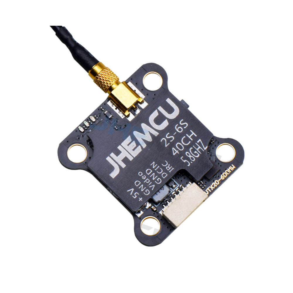 JHEMCU VTX20-600 5.8G 40CH PitMode 7-26V Adjustable VTX for RC Racing Drone