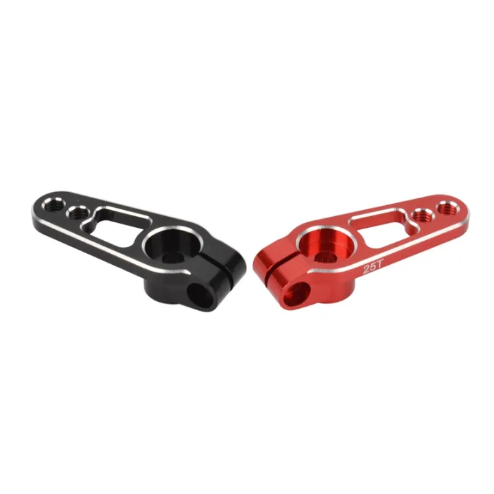25T CNC Aluminum Servo Arm (31mm Length) - Black / Red Options — wholesale and OEM supply