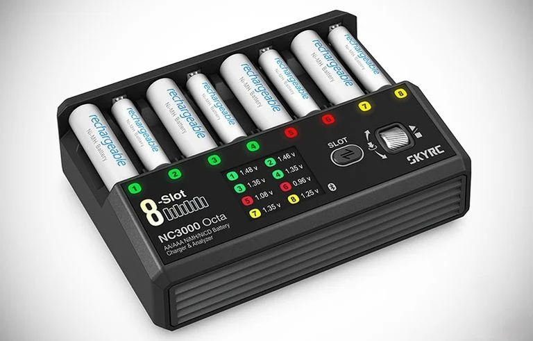 SKYRC NC3000 Octa Battery Charger, 8-Slot Simultaneous Charging for AA/AAA Cells — wholesale and OEM supply