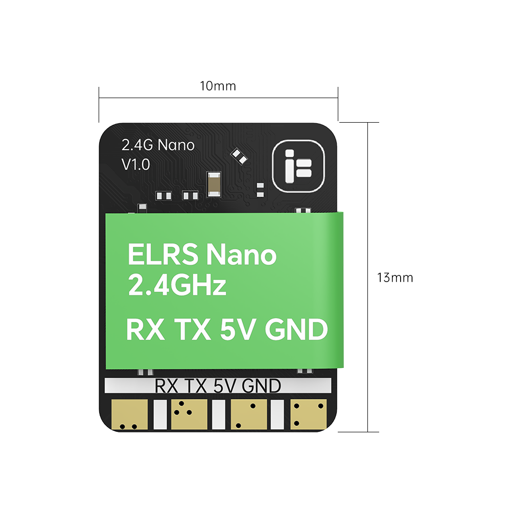 iFlight ELRS Nano 2.4GHz Receiver + 160mm Antenna