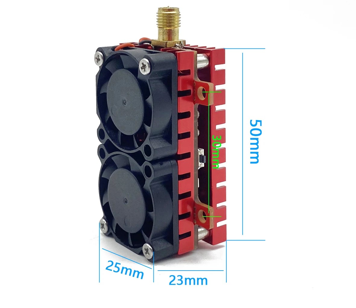 5W High Power 5.8G FPV Video Transmitter with Dual Fans for Long Range / Industrial