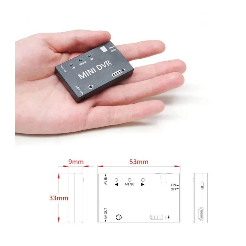 Mini FPV DVR Video Recorder Module (NTSC/PAL) Built-in Battery