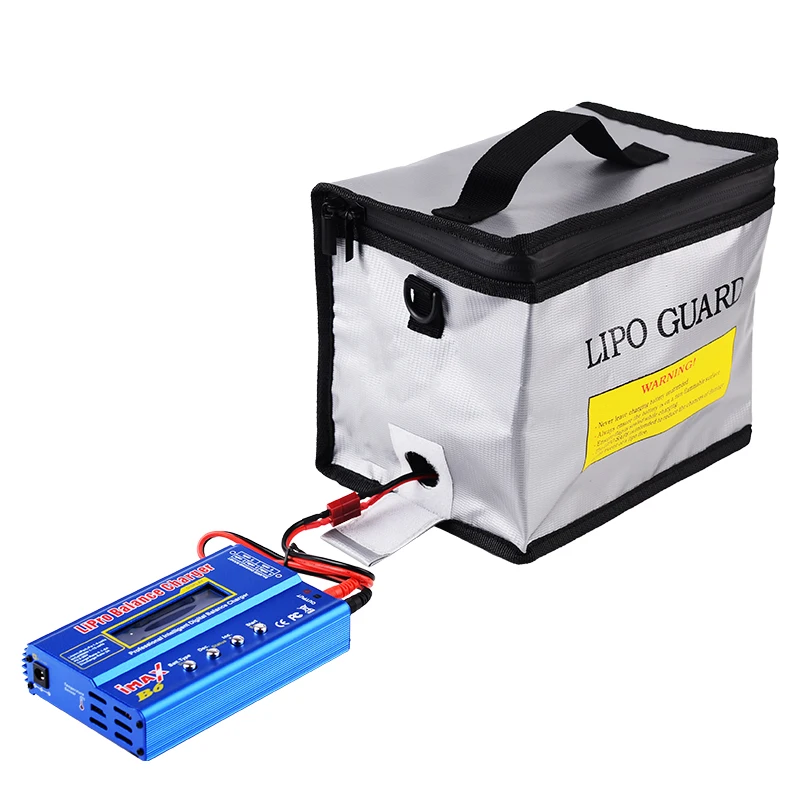 Large LiPo Safe Bag Handbag 215x145x165mm (Explosion-Proof)