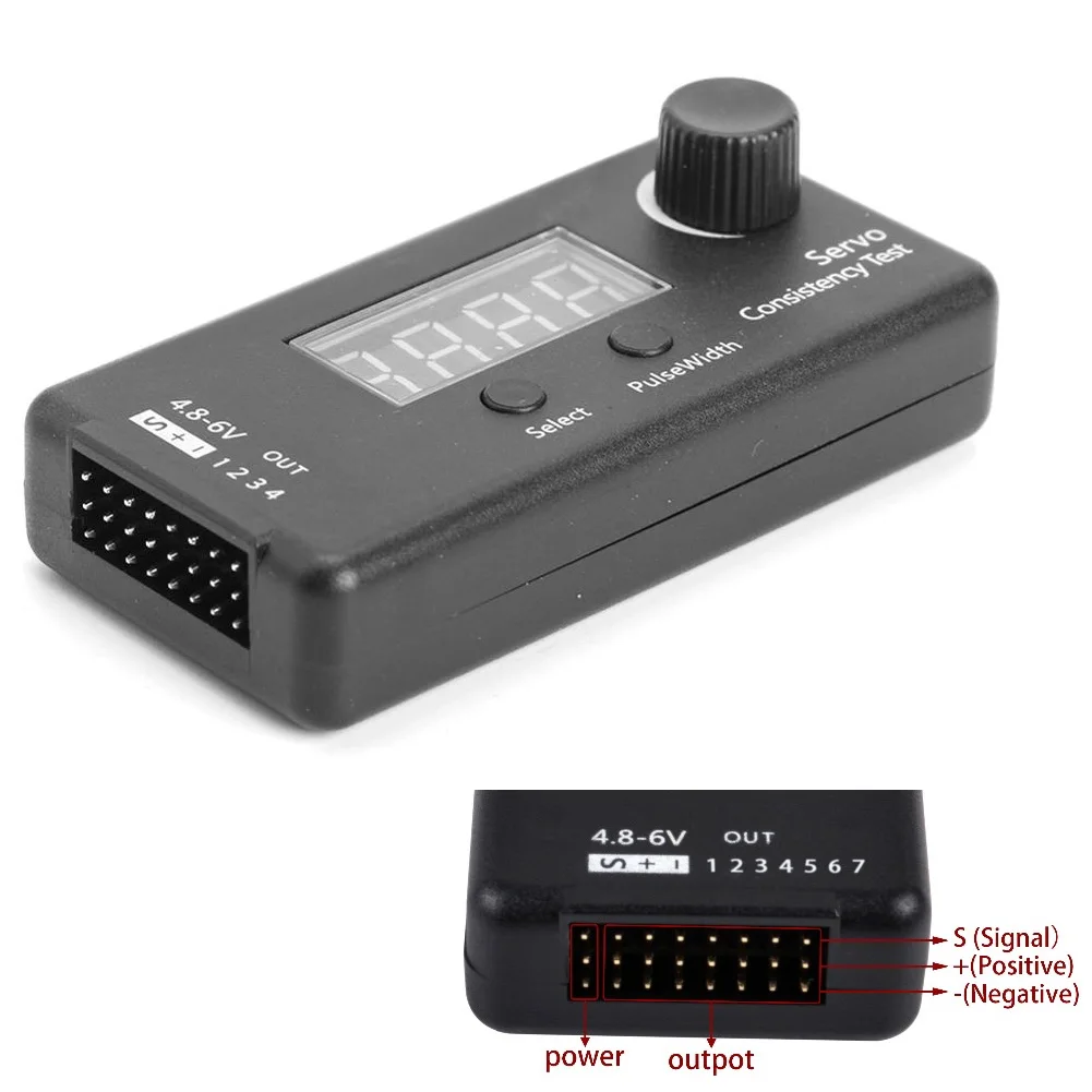 Mini Digital Servo/ESC Tester (4.8-6V)