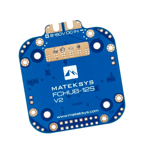 MATEKSYS PDB FCHUB-12S V2 5V / 12V Output 440A Current Sensor 3-12S 30.5mm