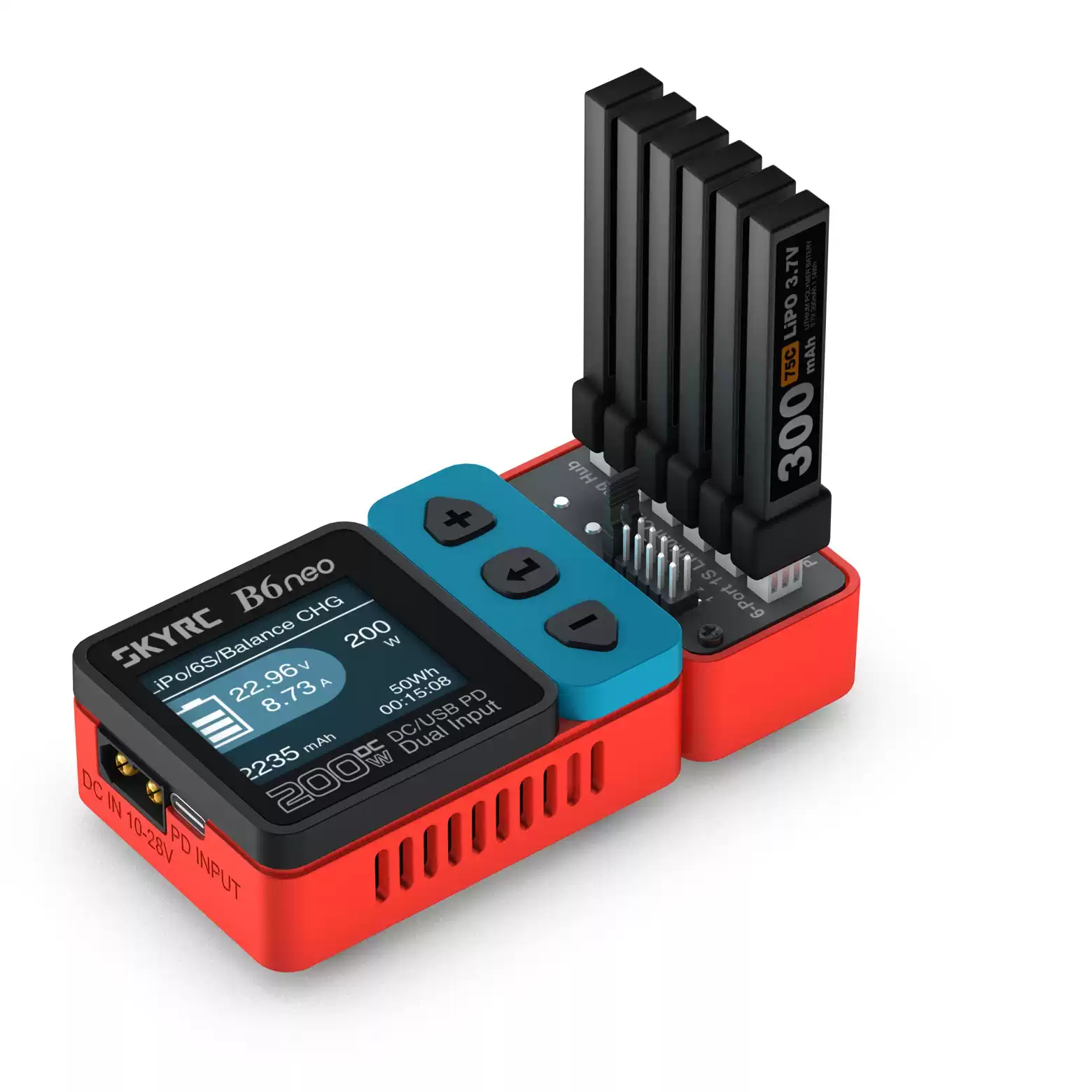 **SKYRC OSH 1S LiPo Charging Expansion Hub for B6neo Charger, PH2.0 / BT2.0 Connector**SkyRC