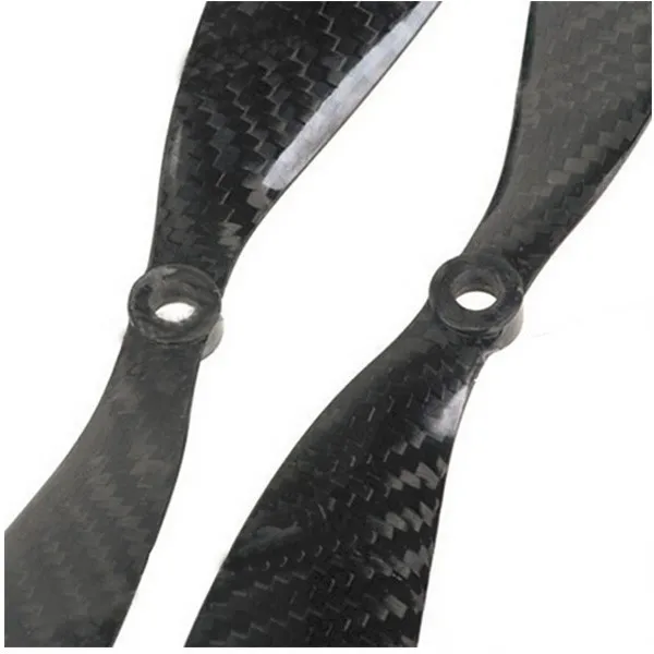 2 Pairs 12x3.8" 3K Carbon Fiber Propellers (CW/CCW Set)
