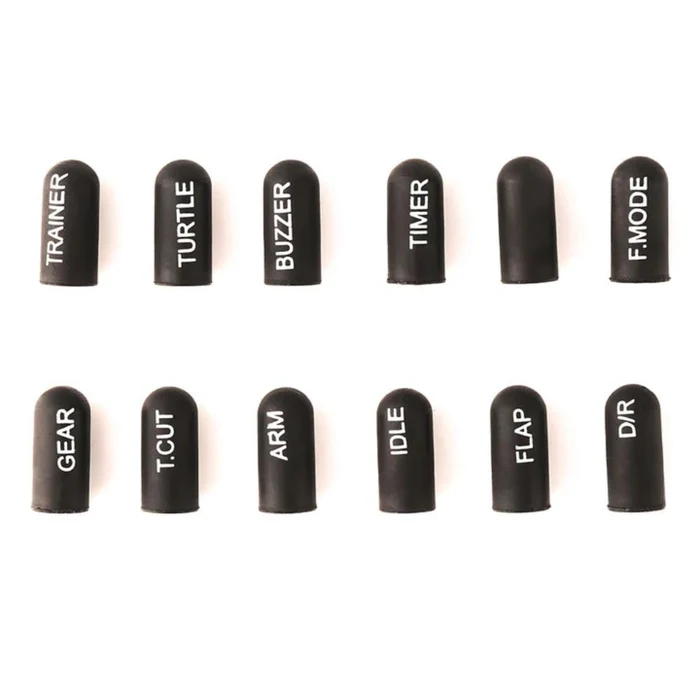RadioMaster Labeled Silicon Switch Cover Set (Short)