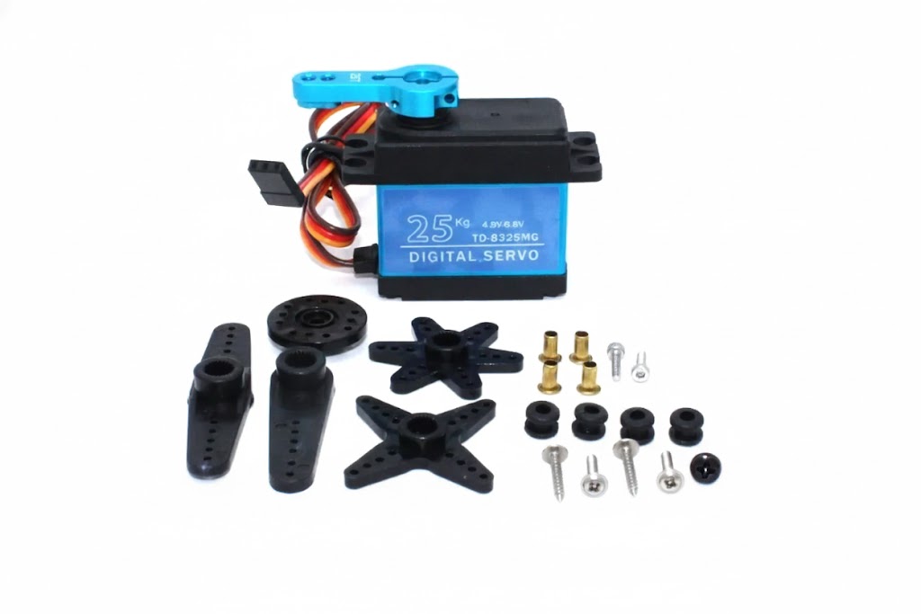 25KG Metal Gear Digital Steering Servo High Torque for RC Car / Crawler / Robot