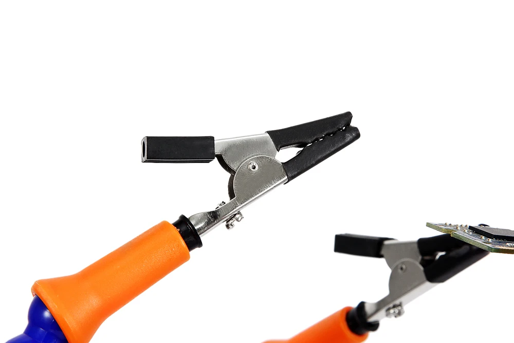 6-Arm Soldering Third Hand Tool (Magnifier + Light)