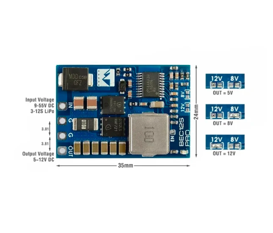 MATEK BEC 12S-PRO step-down module