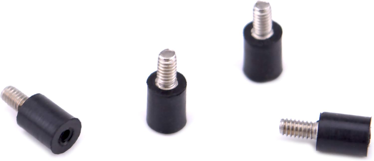 M2 Rubber Vibration Dampers & Standoffs for Mini FPV Flight Controller (12pcs)
