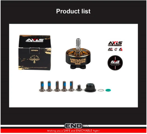 Axisflying BlackBird V4 2307 CO-brand Brushless Motor