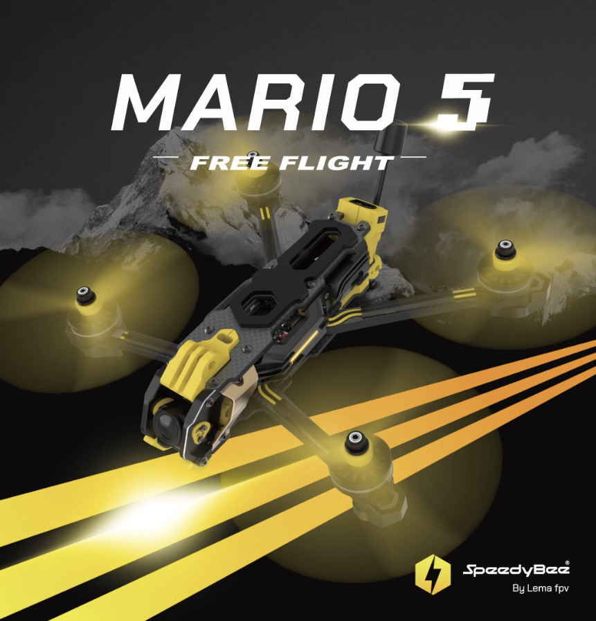 SpeedyBee Mario 5 5-Inch FPV Frame