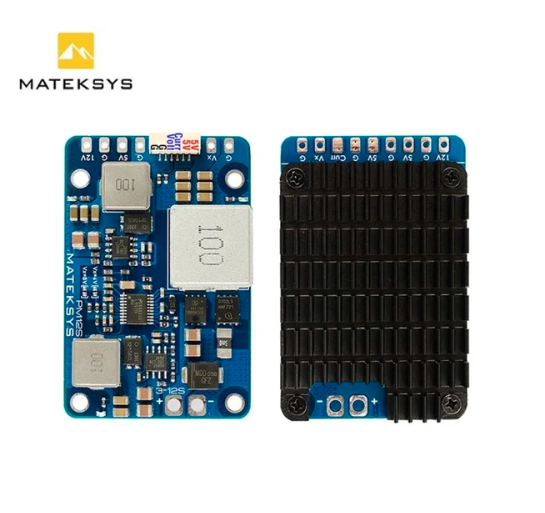 Matek PM12S-3 Power Module - 3-12S LiPo Input W/5V 9V Dual BEC & Heatsink