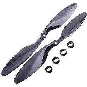 2Pc Carbon Fiber Propeller 1365 Props for RC Electric Model Airplane