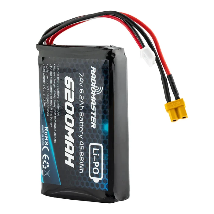 RadioMaster 6200mah 2S Lipo Transmitter Battery For TX16S, TX15 and Boxer