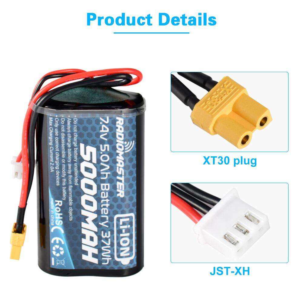 RadioMaster 2S 7.4V 5000mah 37wh Li-Ion Battery