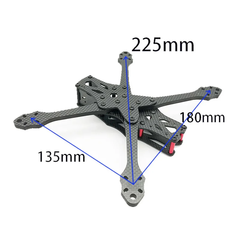 Apex 5" Carbon Fiber FPV Frame (5.5mm Arms)