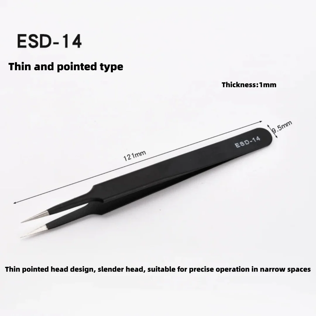 ESD Anti-Static Precision Tweezers Set