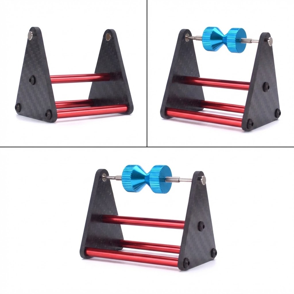 Pure Carbon Fiber Magnetic Propeller Balancer