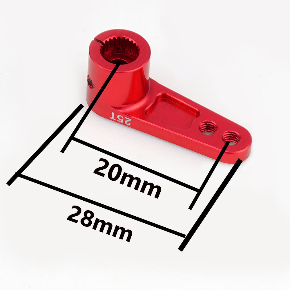 25T CNC Aluminum Servo Horn / Steering Arm (Metal Upgrade)
