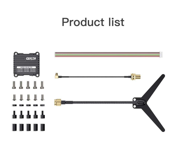 GEPRC MATEN 1.2G 2W VTX High Power FPV Video Transmitter