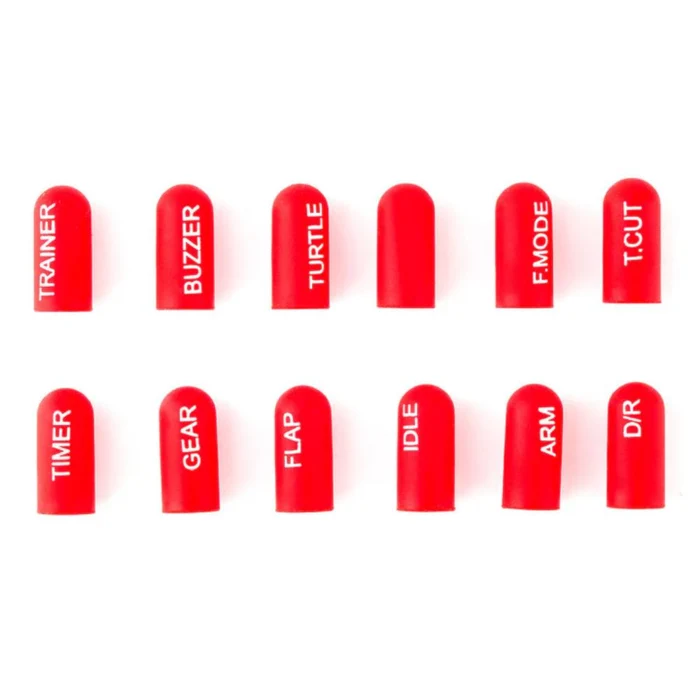 RadioMaster Labeled Silicon Switch Cover Set (Short)