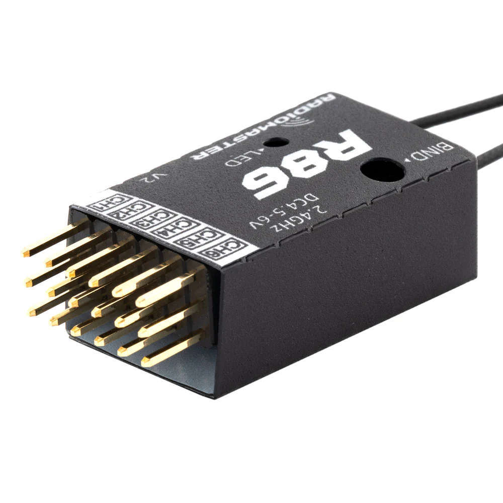 RadioMaster R86 V2 6ch Frsky D8 D16 and Futaba SFHSS Compatible PWM Receiver