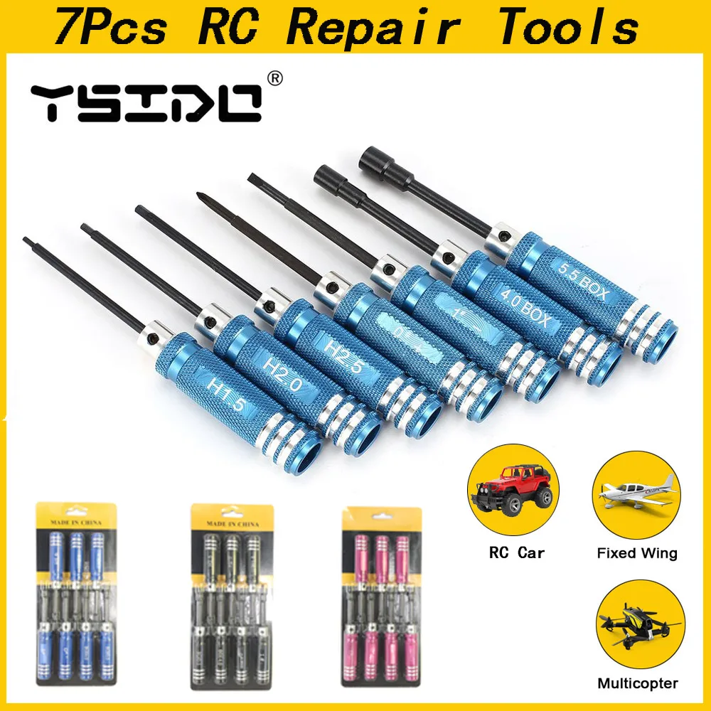 7-Piece Hex & Nut Driver RC Tool Kit