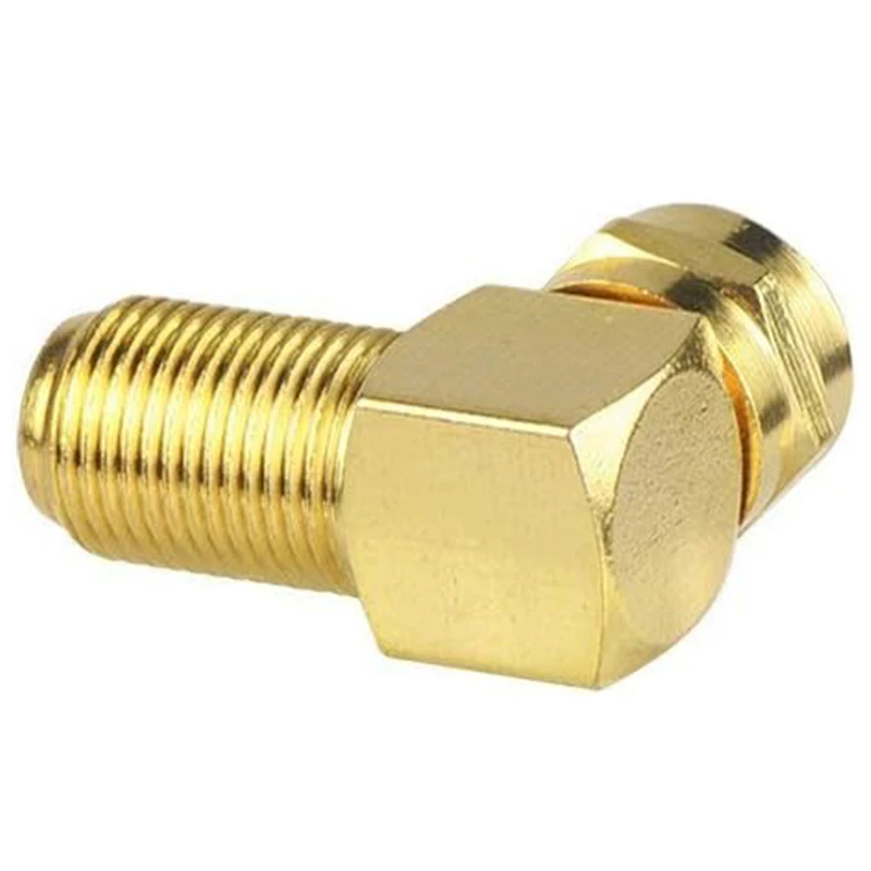 SMA Male to SMA Female 90° Adapter (Right Angle, Gold Plated)