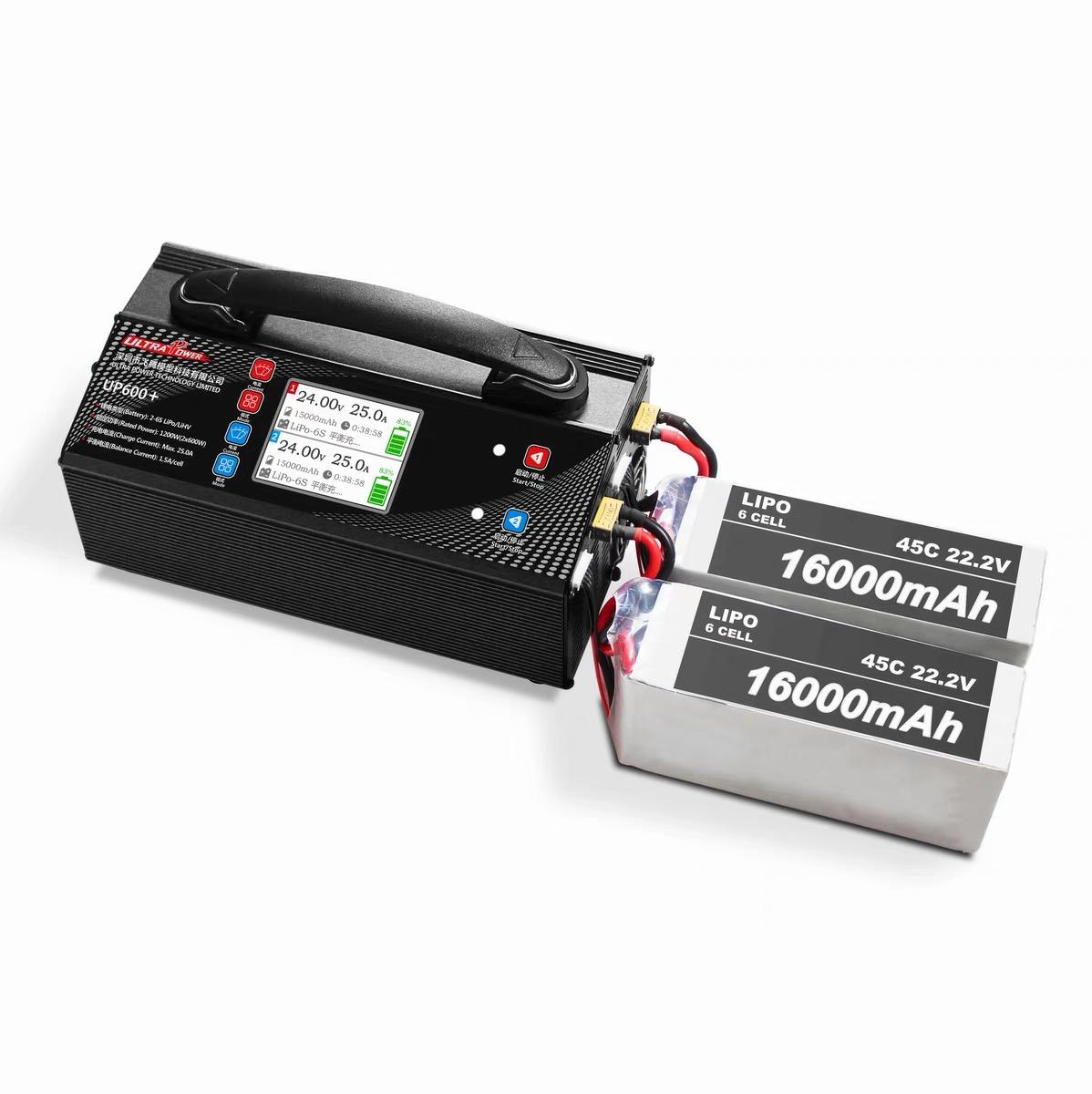 Ultra Power UP600+ Balance Charger 1200W 25A Per Channel 2-6S LiPo LiHV for Agricultural Plant-protection UAV Drones