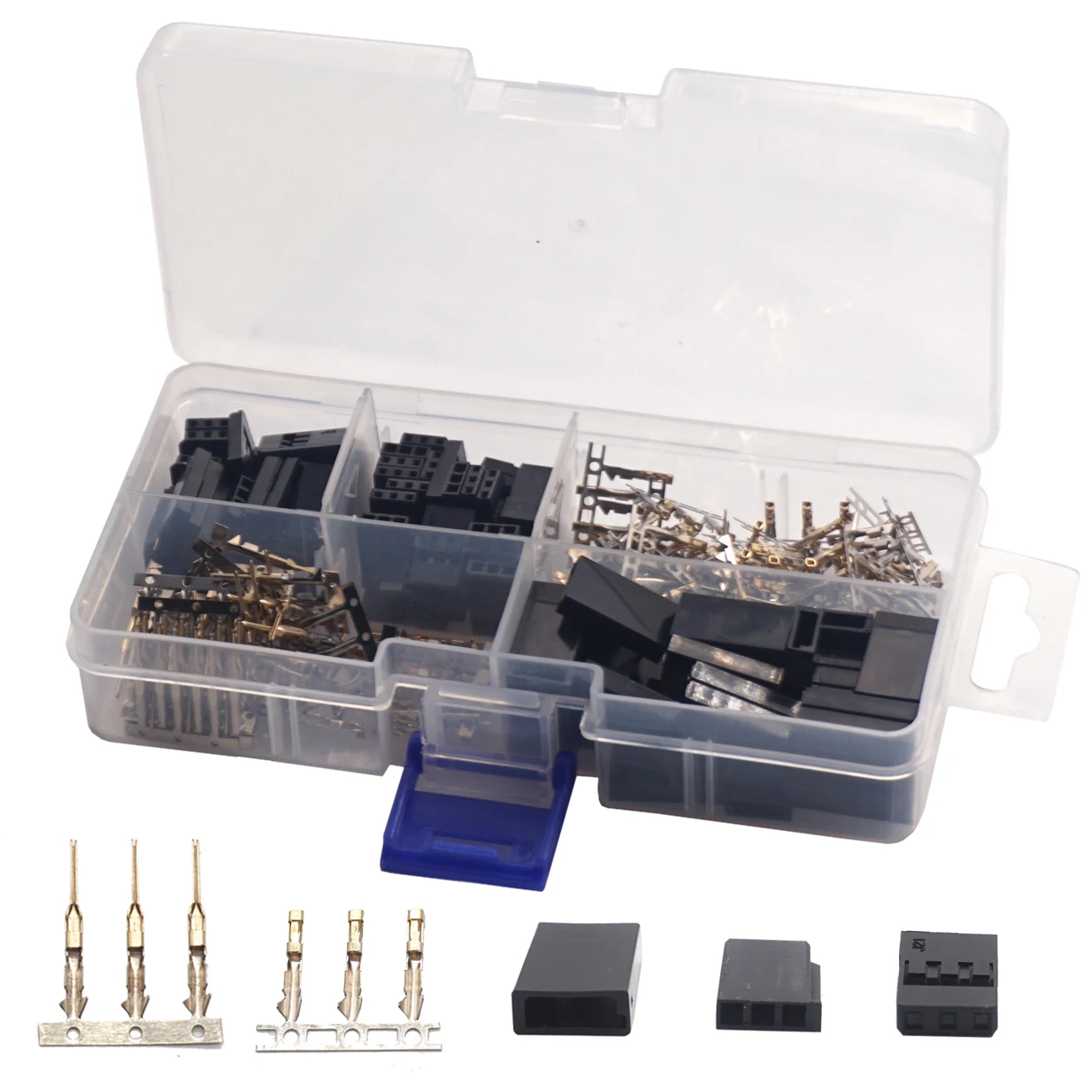 30-Set Servo Plug & Crimp Pin Kit (Male/Female)