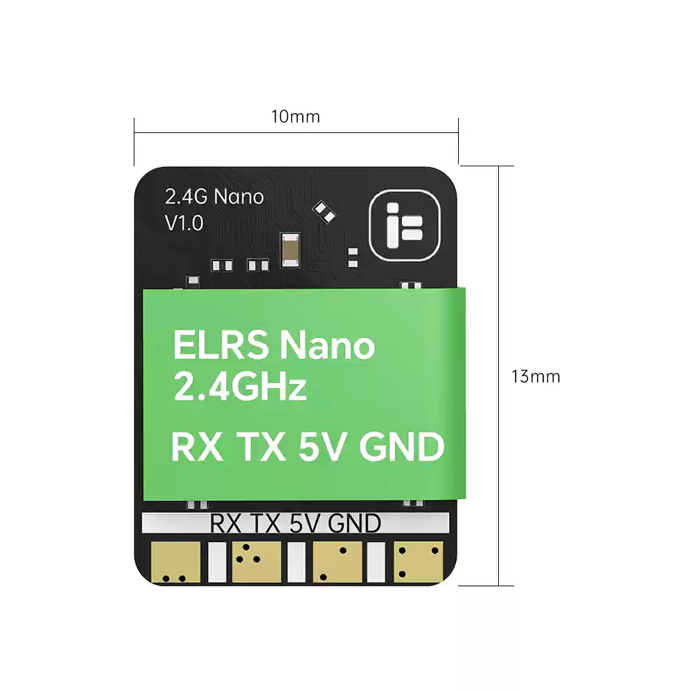 ExpressLRS ELRS Nano Mini Receiver, 2.4GHz / 900MHz RX for FPV Drone