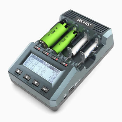 SKYRC MC3000 Smart Charger Analyzer 4 Independent Slots App Control for NiMH NiCd Li-ion LiFePO4 18650 AA AAA Battery