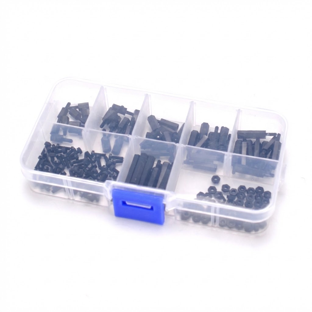 180-Piece M2 Nylon Standoff Kit for Flight Controller