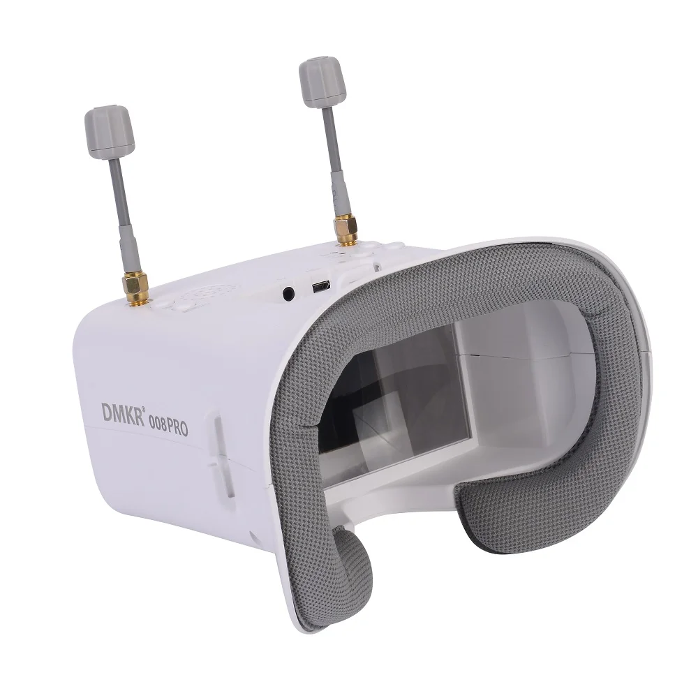 DMKR 008D PRO 5.8G FPV Goggles w/ DVR (2000mAh Battery, 4.3")