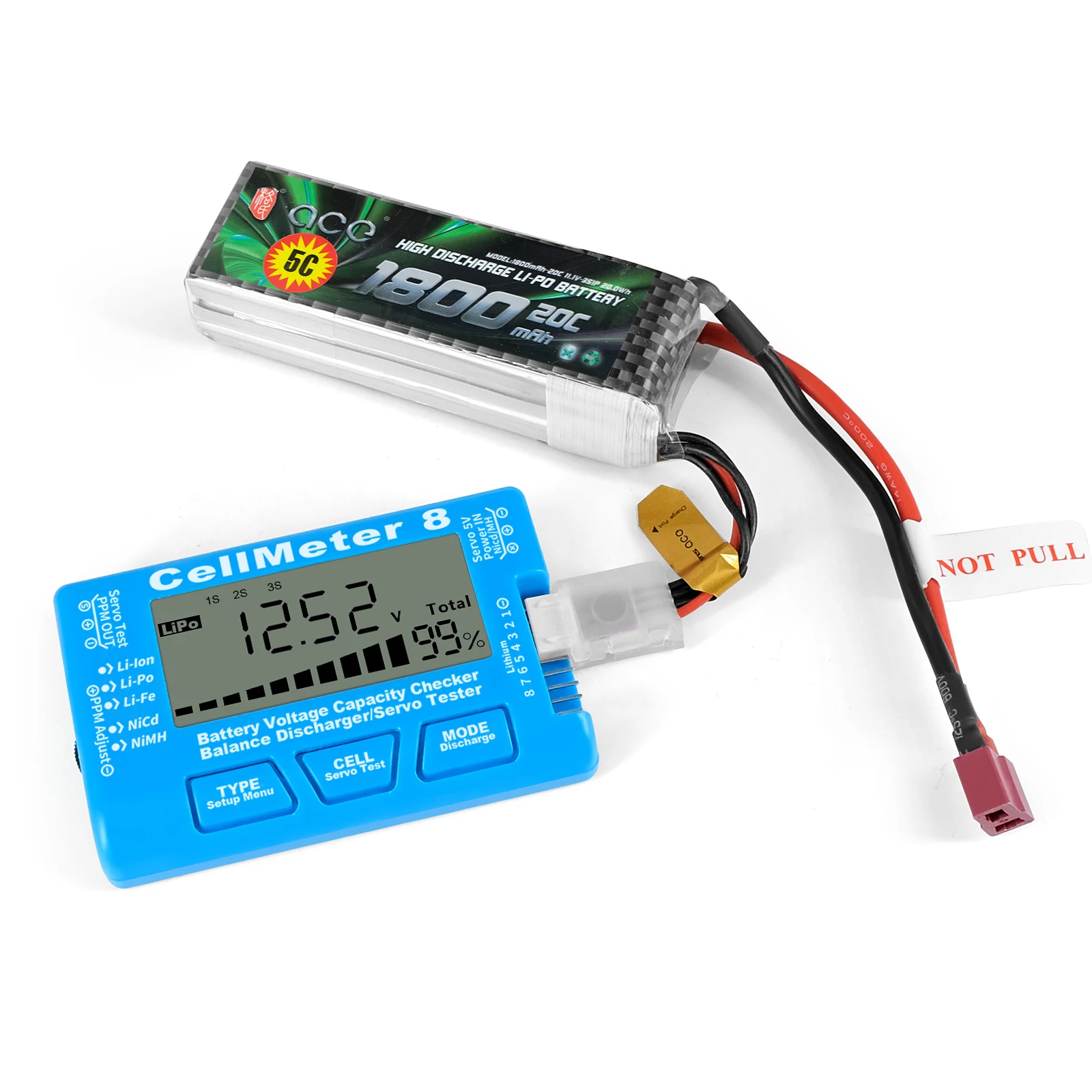 High Precision Digital Battery Capacity Checker & Voltage Tester
