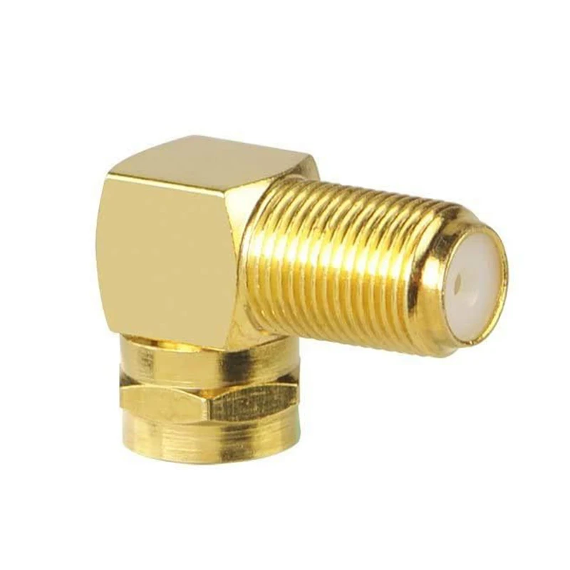 SMA Male to SMA Female 90° Adapter (Right Angle, Gold Plated)